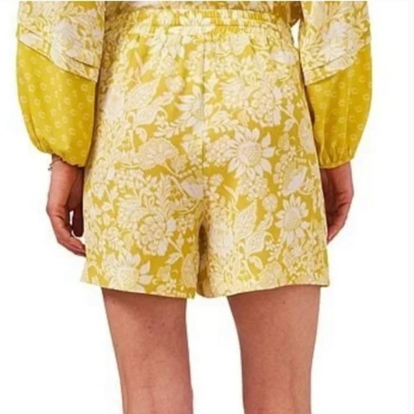 NWT Vince Camuto Lightweight Tropical Floral Drawstring Casual Shorts size L - Picture 3 of 10